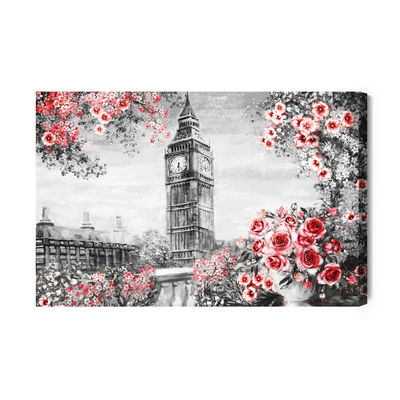 Ljuddämpande tavla - View from the balcony on big