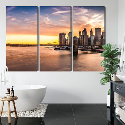 Ljuddämpande tavla - Panorama of the brooklyn