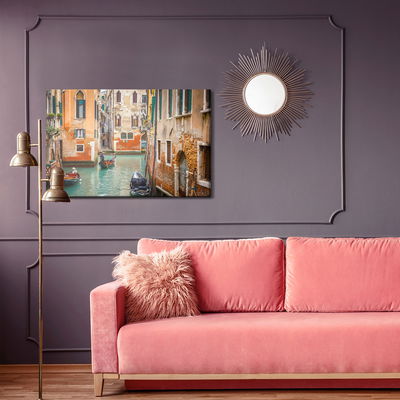 Ljuddämpande tavla - Gondolas in venice
