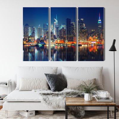 Ljuddämpande tavla - Panoramic view of manhattan