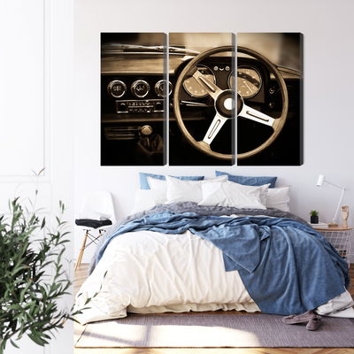 Ljuddämpande tavla - The dashboard of an antique