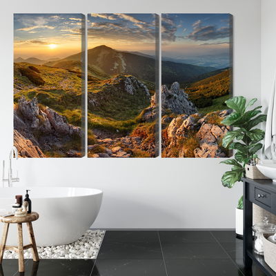 Ljuddämpande tavla - Bread mountain peak