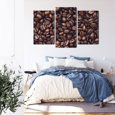 Ljuddämpande tavla - Roasted coffee beans
