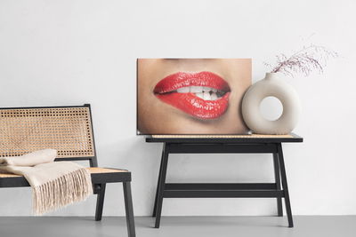 Ljuddämpande tavla - Alluring lips