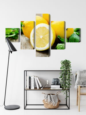 Ljuddämpande tavla - Lemon with mint