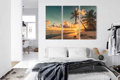 Ljuddämpande tavla - Sunset on the dominican beach
