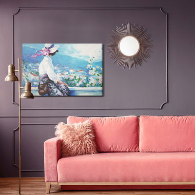 Ljuddämpande tavla - The woman on the background