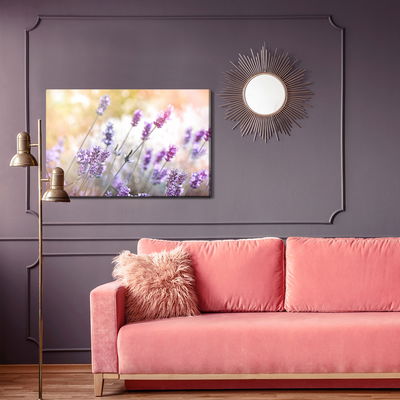 Ljuddämpande tavla - Of flowering lavender