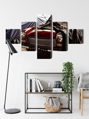 Ljuddämpande tavla - Italian retro car covered