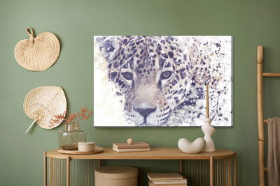 Ljuddämpande tavla - Majestic leopard
