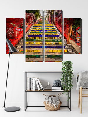 Ljuddämpande tavla - Selaron stairs