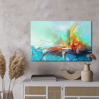 Ljuddämpande tavla - Abstract sailboat