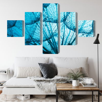 Ljuddämpande tavla - A close-up of a 3d dandelion