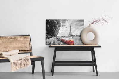 Ljuddämpande tavla - River seine in Paris