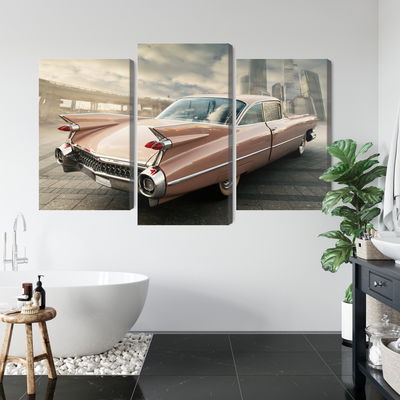 Ljuddämpande tavla - Vintage style car