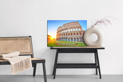 Ljuddämpande tavla - The Colosseum at sunrise 3d