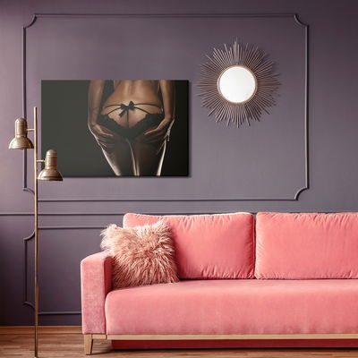 Ljuddämpande tavla - Woman in erotic lingerie