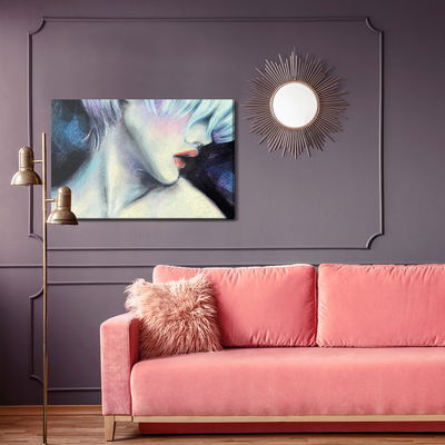 Ljuddämpande tavla - A woman's face