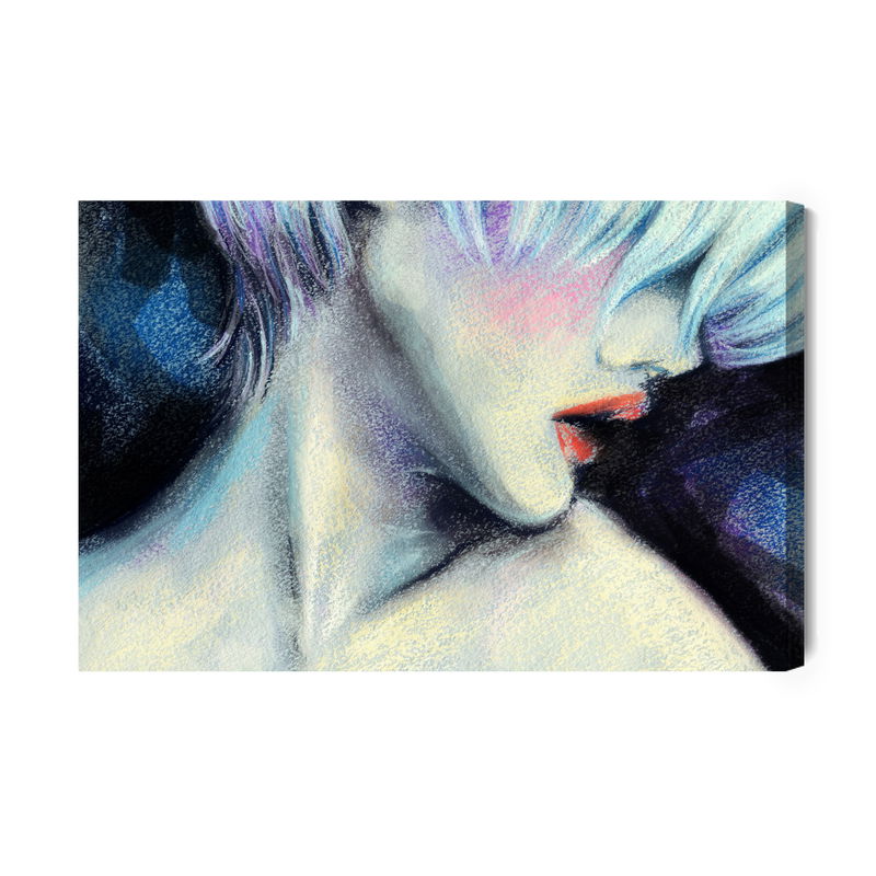 Ljuddämpande tavla - A woman's face