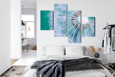 Ljuddämpande tavla - Dandelion on a macro scale