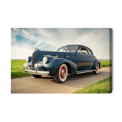 Ljuddämpande tavla - Navy vintage car