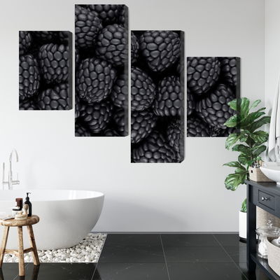 Ljuddämpande tavla - Blackberries on a macro scale