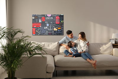 Ljuddämpande tavla - Popular symbols of London