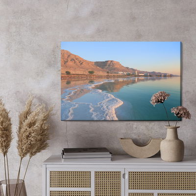 Ljuddämpande tavla - Mountain landscape by the sea