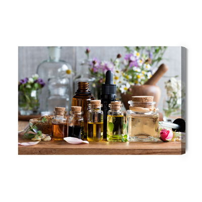 Ljuddämpande tavla - Colorful oils with spices