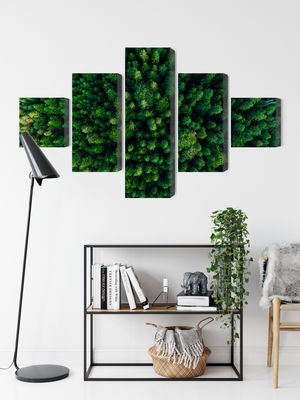 Ljuddämpande tavla - Aerial view of the green