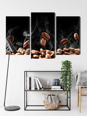 Ljuddämpande tavla - Hot coffee beans