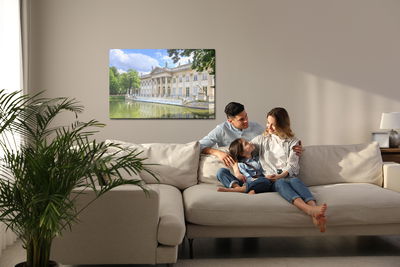 Ljuddämpande tavla - Palace on the water in Warsaw