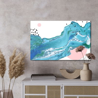 Ljuddämpande tavla - Abstract waves