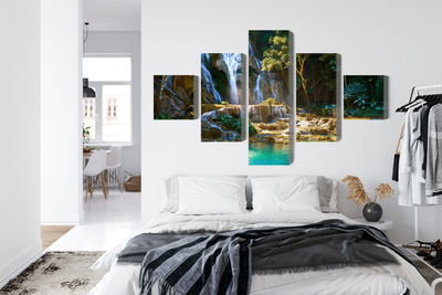 Ljuddämpande tavla - Kuang si waterfall