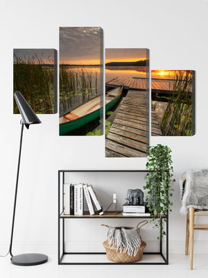 Ljuddämpande tavla - Summer sunrise