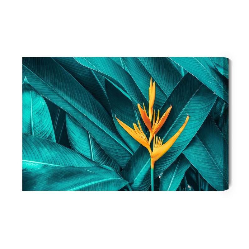 Ljuddämpande tavla - Orange flower