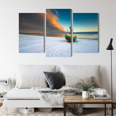 Ljuddämpande tavla - Fishing boat