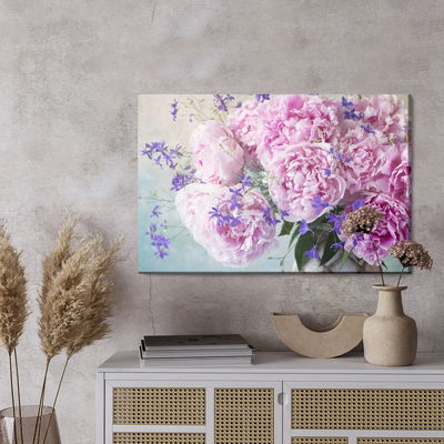 Ljuddämpande tavla - Peonies in a vase