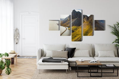 Ljuddämpande tavla - 3d aerial view of icelandic