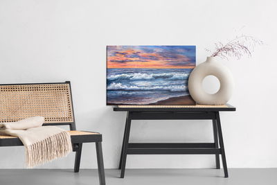 Ljuddämpande tavla - Of the sea landscape