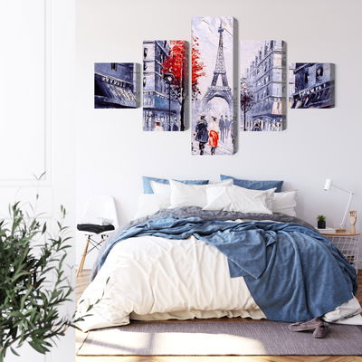 Ljuddämpande tavla - The view of the Paris street