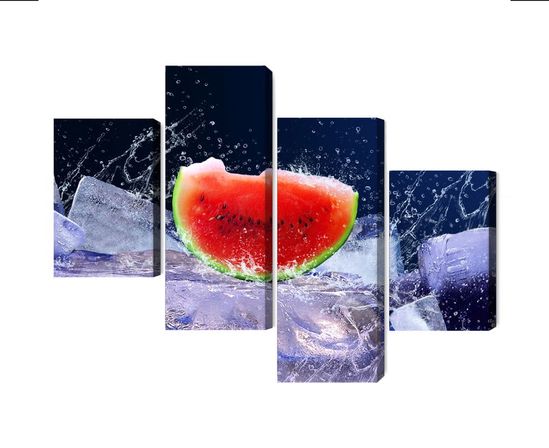 Ljuddämpande tavla - Watermelon on ice