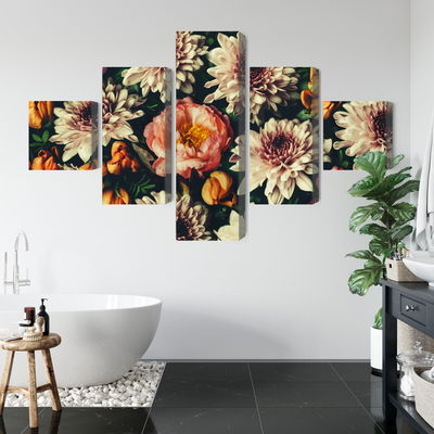 Ljuddämpande tavla - Variety of colorful 3d