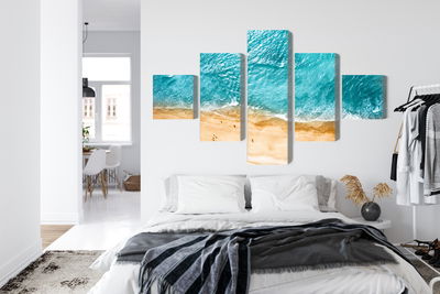 Ljuddämpande tavla - Aerial view of the ocean