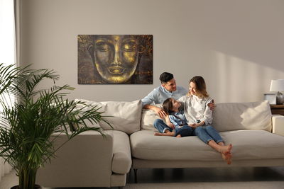 Ljuddämpande tavla - Buddha portrait