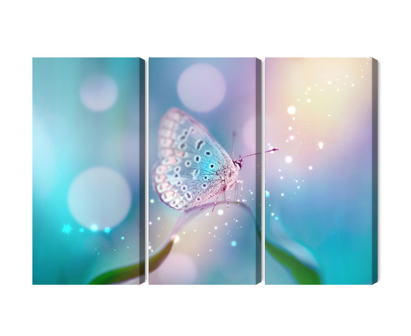 Ljuddämpande tavla - A delicate butterfly