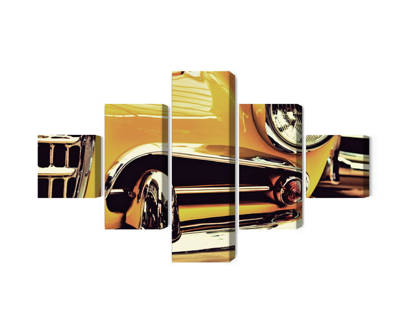 Ljuddämpande tavla - The front of a vintage car