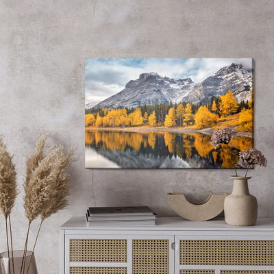 Ljuddämpande tavla - Autumn in the mountains