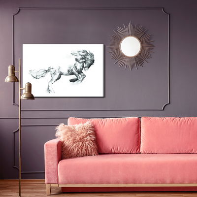 Ljuddämpande tavla - Horse as sketched