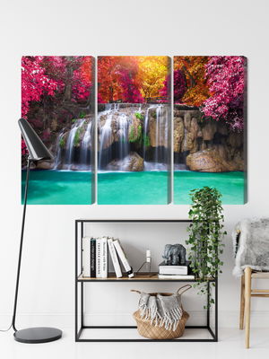 Ljuddämpande tavla - A waterfall in the deep